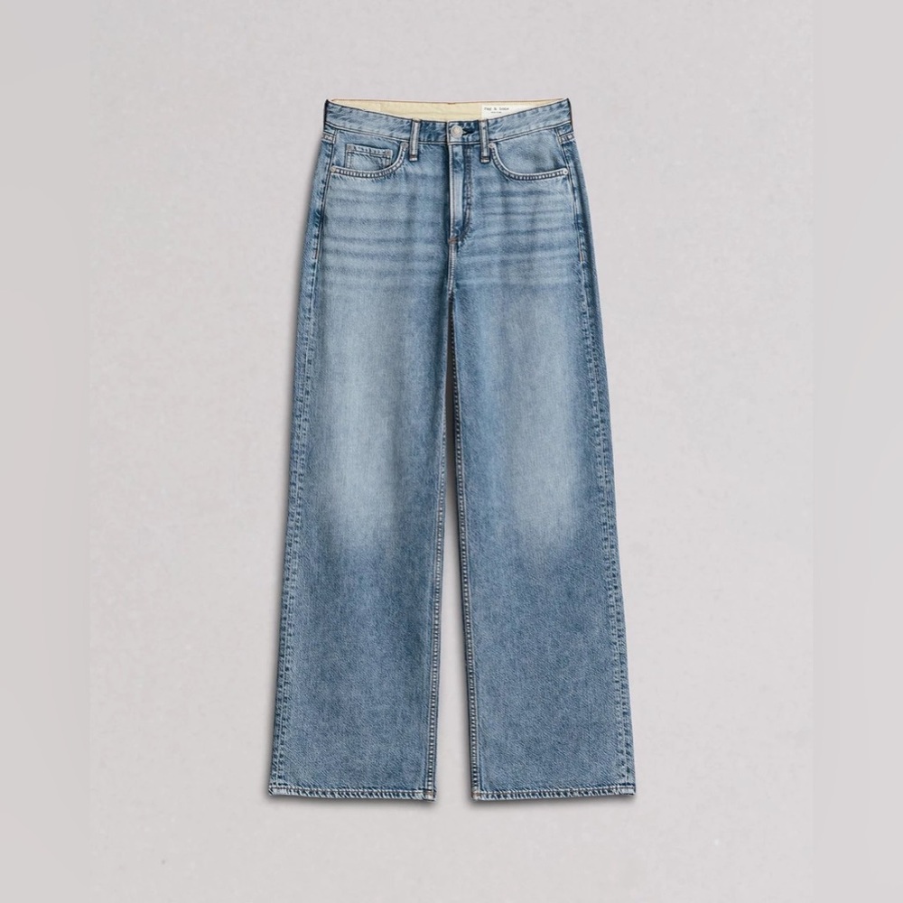 rag & bone Blue Flare & Wide Leg Jeans